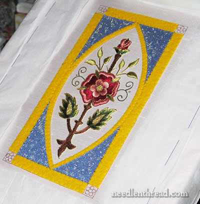 Mission Rose Goldwork & Silk Embroidery Project