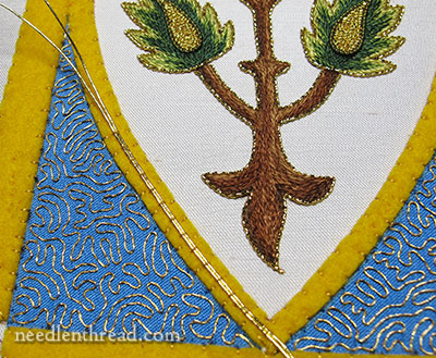 Mission Rose Goldwork & Silk Embroidery Project