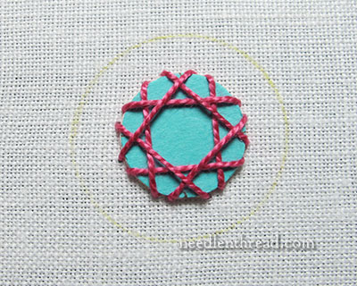 Shisha Embroidery Stitch Variation 3