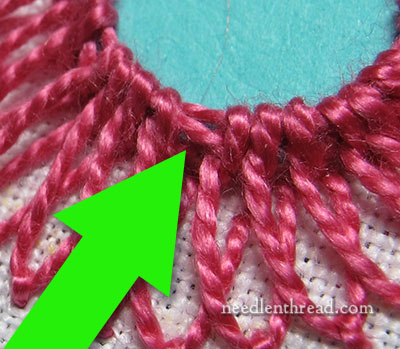 Shisha Embroidery Stitch Variation 3