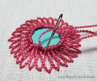 Shisha Embroidery Stitch Variation 3