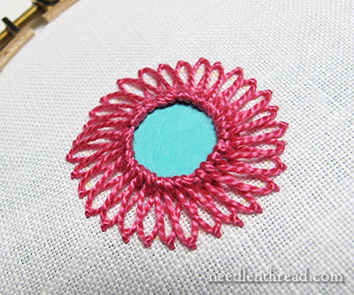 Shisha Embroidery Stitch Variation 3