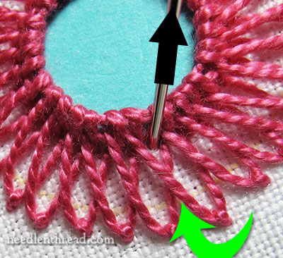 Shisha Embroidery Stitch Variation 3