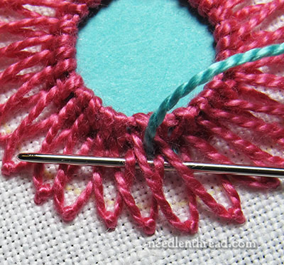 Shisha Embroidery Stitch Variation 3