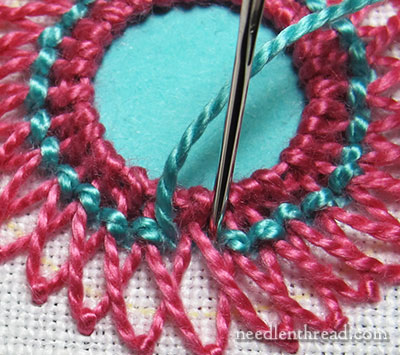 Shisha Embroidery Stitch Variation 3