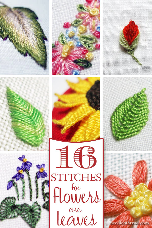 Stitches for Flowers and Leaves