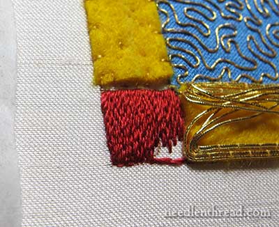 Mission Rose Goldwork & Silk Embroidery