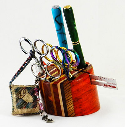 Wood Needlework Tool Caddy