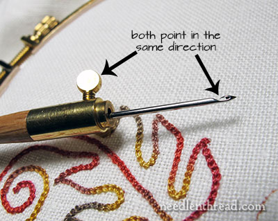 Tambour Embroidery How-To Video: Basic Chain Stitch
