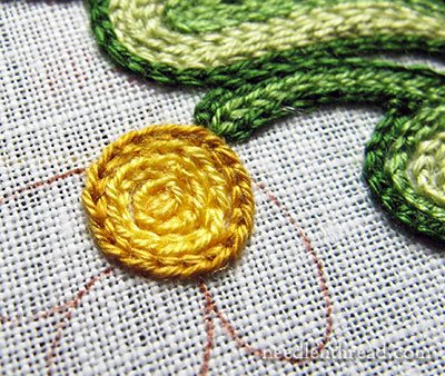 Tambour Embroidery: Practice Flower