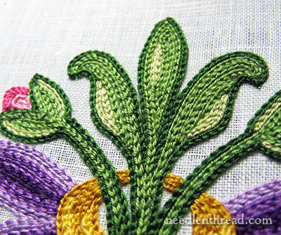 Using Chain Stitch as a Filling
