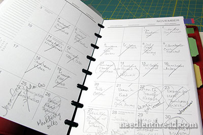 Blog Planner for Needle 'n Thread