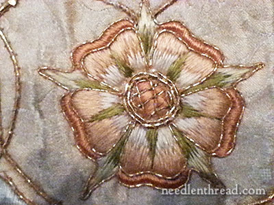 Embroidery at Shrewsbury Abbey