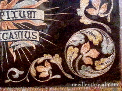 Embroidery at Shrewsbury Abbey