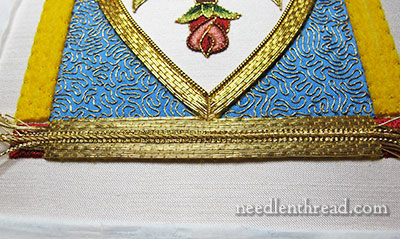 Mission Rose Goldwork Embroidery