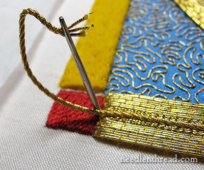 Mission Rose: Goldwork Embroidery - Plunging Twist