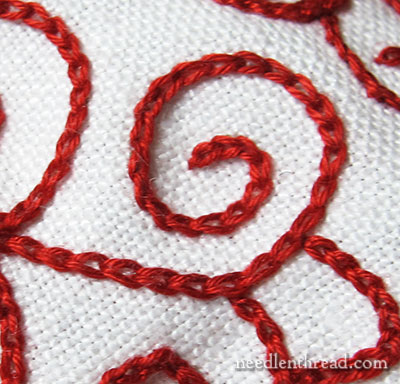 Reverse Chain Stitch