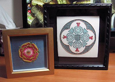 Hungarian Embroidery Design in Blackwork