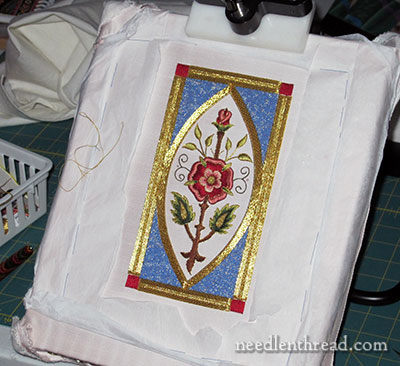 Mission Rose Goldwork Embroidery Project