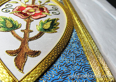 Mission Rose Goldwork Embroidery Project