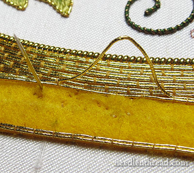 Mission Rose Goldwork Embroidery Project