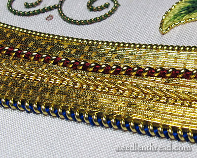 Mission Rose Silk and Goldwork Embroidery Project