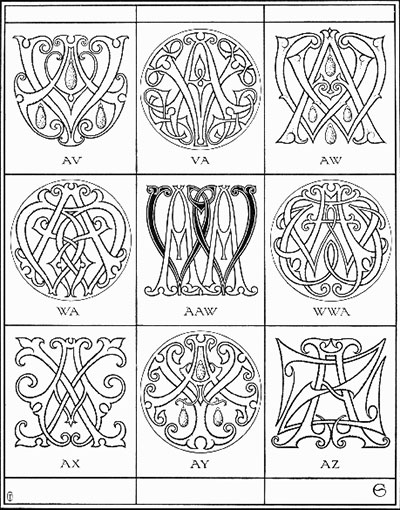 Monogram Designs: Free Online Resources –