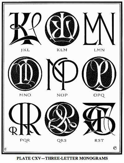 Monograms & Ciphers by Turbayne