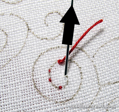 Reverse Chain Stitch