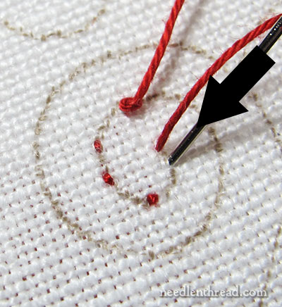 Reverse Chain Stitch