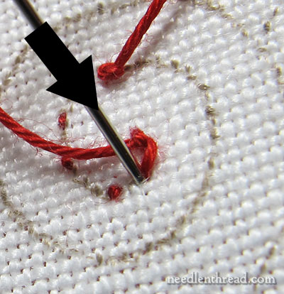 Reverse Chain Stitch