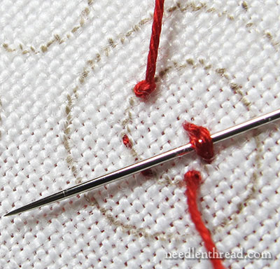 Reverse Chain Stitch