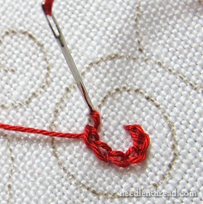 Reverse Chain Stitch