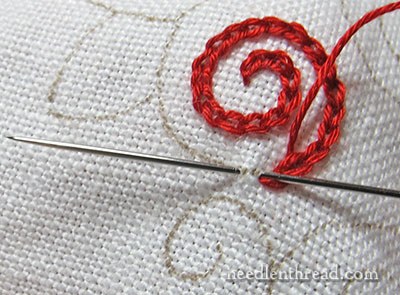 Reverse Chain Stitch