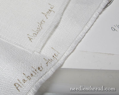 Secret Garden Embroidery Project: Fabric Information