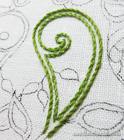 Testing Embroidery Threads for Secret Garden Hummingbirds Project