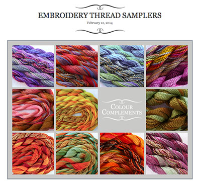 Colour Complements - Hand Dyed Embroidery Threads