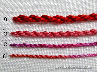 Comparing Cotton Embroidery Threads