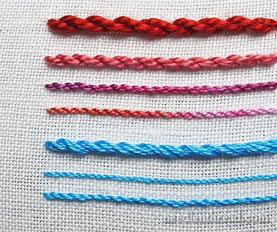 Comparing Cotton Embroidery Threads