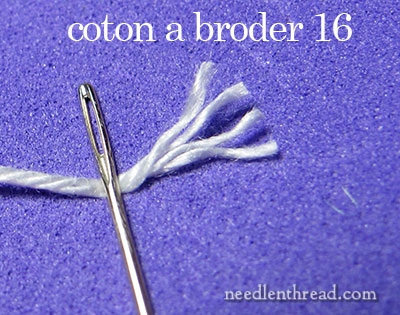 Cotton Floche vs. Coton a Broder – Up Close – NeedlenThread.com