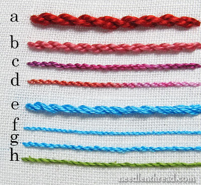 Comparing Cotton Embroidery Threads