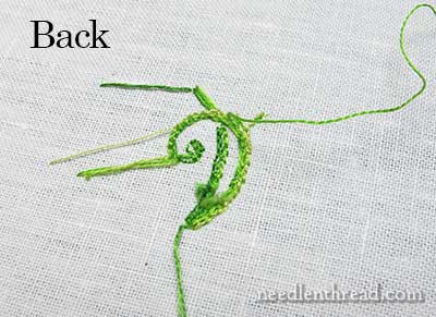 Secret Garden Embroidery Project - Stem Stitch Tips