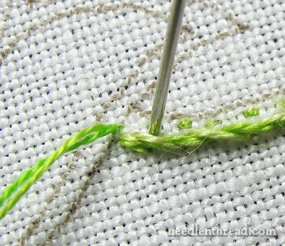 Stem Stitch Filling