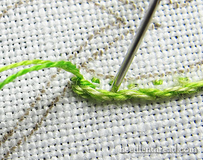 Stem Stitch Filling