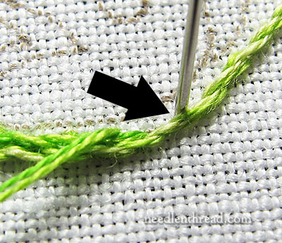 Stem Stitch Filling