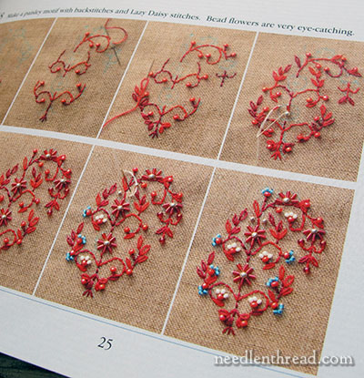 Bead Embroidery Stitch Samples & Motifs