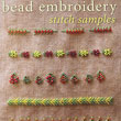 Bead Embroidery Stitch Samples