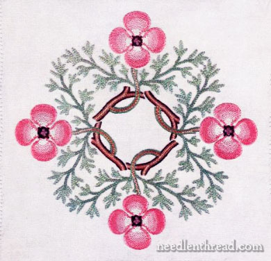 Embroidery by Mrs. Archibald Christie
