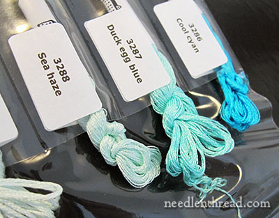 Organizing Silk Embroidery Threads