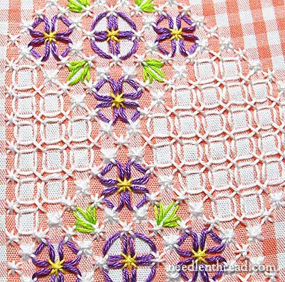 Gingham Lace / Chicken Scratch Embroidery - Free Pattern